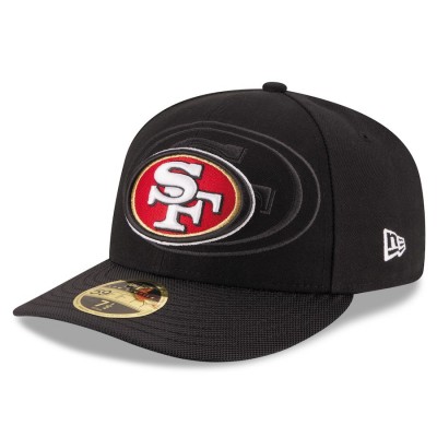 Men's San Francisco 49ers New Era Black 2016 Sideline Official Low Profile 59FIFTY Fitted Hat 2419683